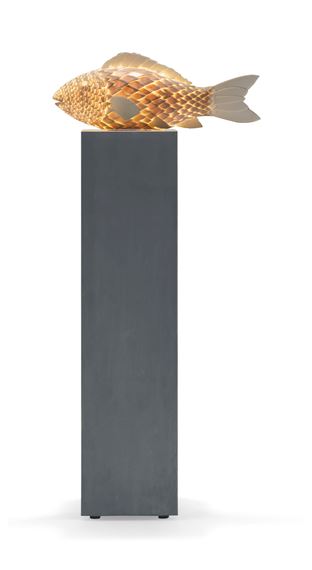 Fish Lamp by Frank Gehry, circa 1988