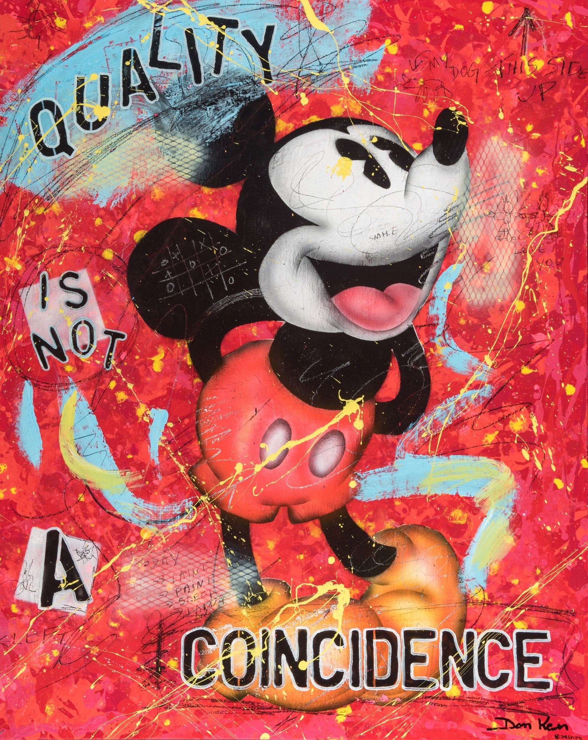 Artwork by Don Ken, Quality Is Not A Coincidence, Made of Acrylic on canvas