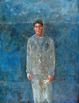 Joven fumando - Julio Balaguer