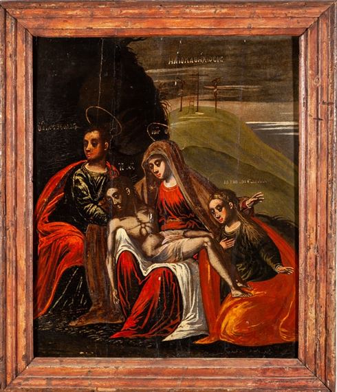 The Lamentation of Christ by Cretan School, 17th Century