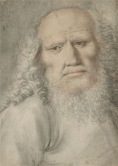 Tête de homme barbu by Nicolas Lagneau