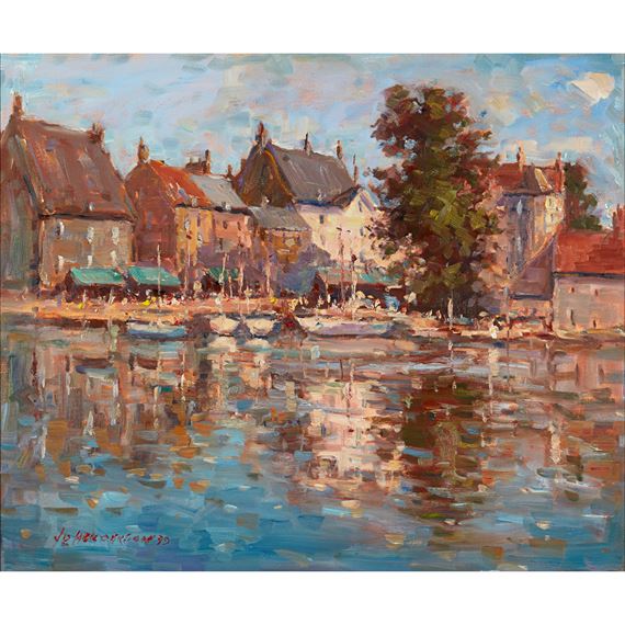 HARBOUR, HONFLEUR by J. D. Henderson, 1999