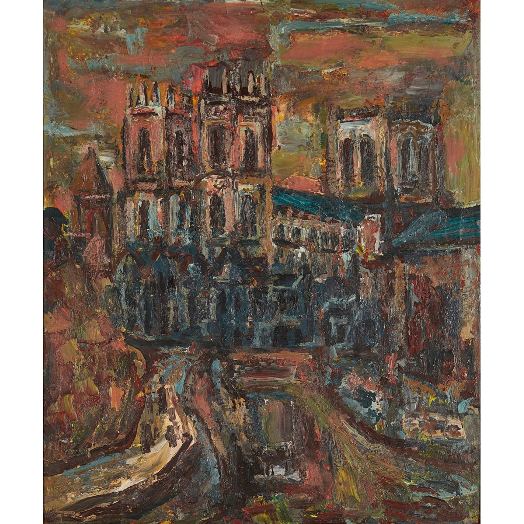 APPROACH TO THE CATHEDRAL by Sir William MacTaggart