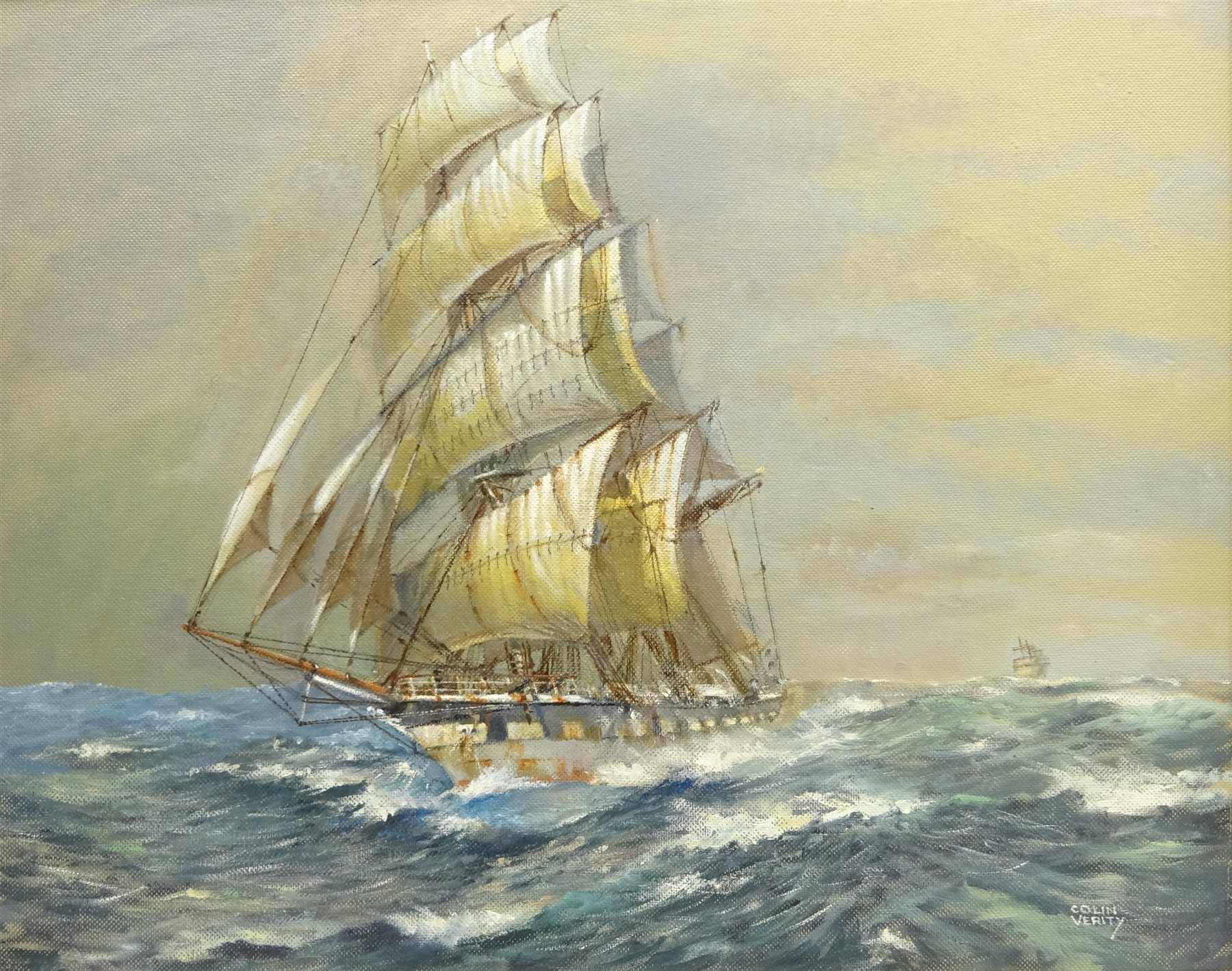 colin-verity-clipper-ship-in-full-sail-mutualart
