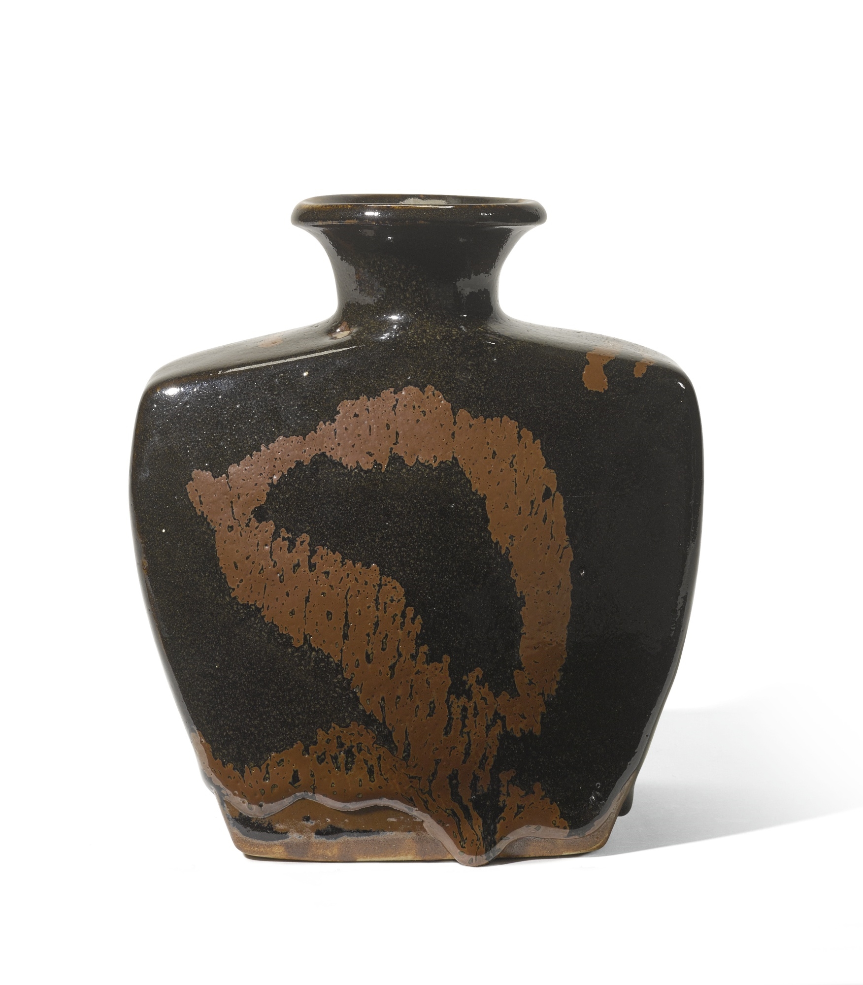 Vase Tetsue Shoji Hamada – Mashiko Ware – Avec Tomobako – Trésor National Japonais