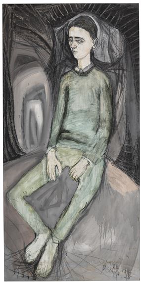Portrait of a Young Man by Patrick Procktor, 1958