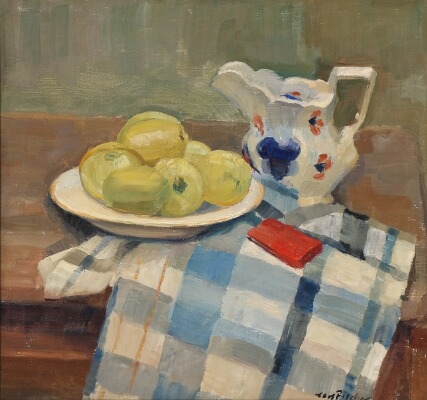 Artwork by Carl Fischer, Still life, Made of Oil on canvas