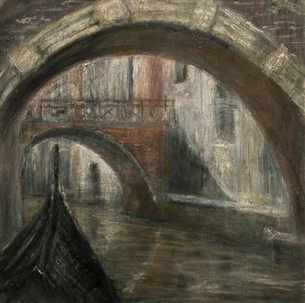 Canal à Venise - Herve Thibault