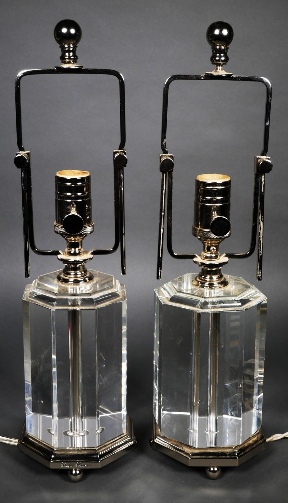 Ralph Lauren Crystal Lamps (Pair) MutualArt