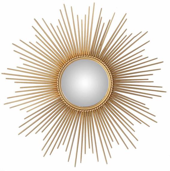 Large Chaty Vallauris Sun Shaped Mirror In Metal 1960s Design Market