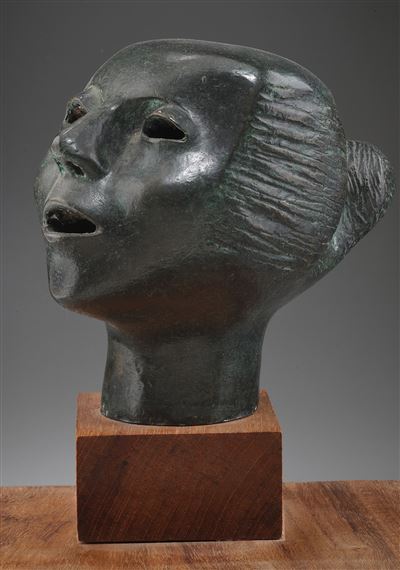 Cabeza Cantando by Elizabeth Catlett, circa 1968