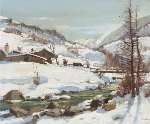 Veduta montana by Carlo Musso