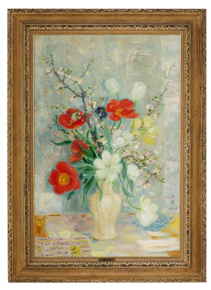 Les Tulipes Rouges et Blanches by Lê Ph?