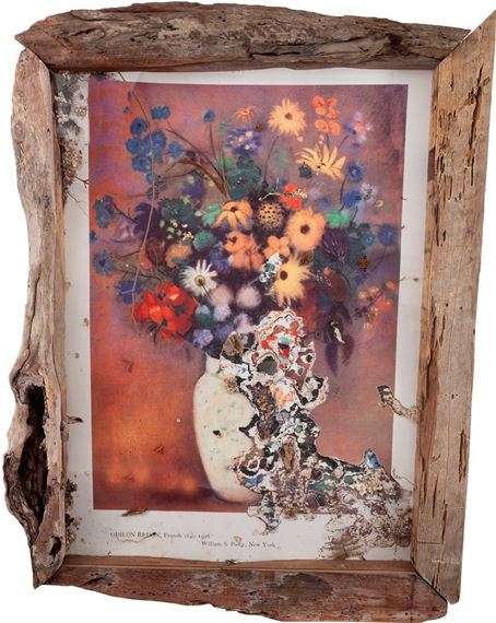 Artwork by Rodrigo Bueno, Odilon, Made of collage mounted on wooden box