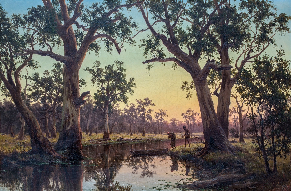 Henry James Johnstone A Billabong in the Goulburn Valley, Victoria