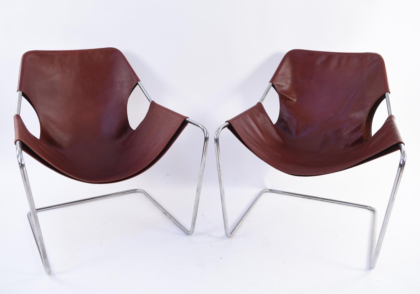 Artwork by Paulo Mendes da Rocha, PAULISTANO CHAIRS, Made of leather