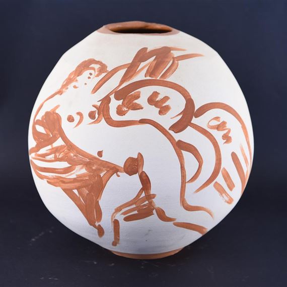 REUBEN NAKIAN CERAMIC VASE by Reuben Nakian