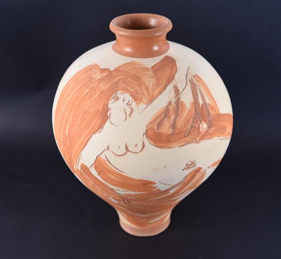 REUBEN NAKIAN CERAMIC VASE by Reuben Nakian