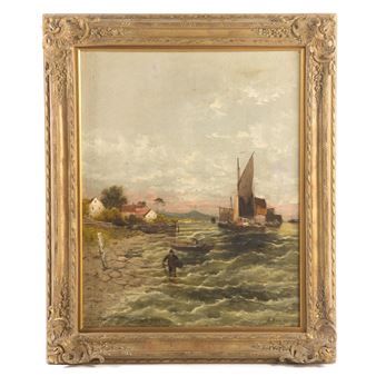 BOAT AT SEA - A Bonghi