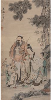 Immortals Beneath Pine - Mi Wenjie