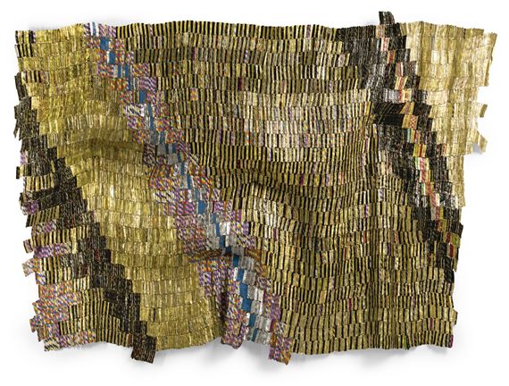 Zebra Crossing 2 by El Anatsui, 2007