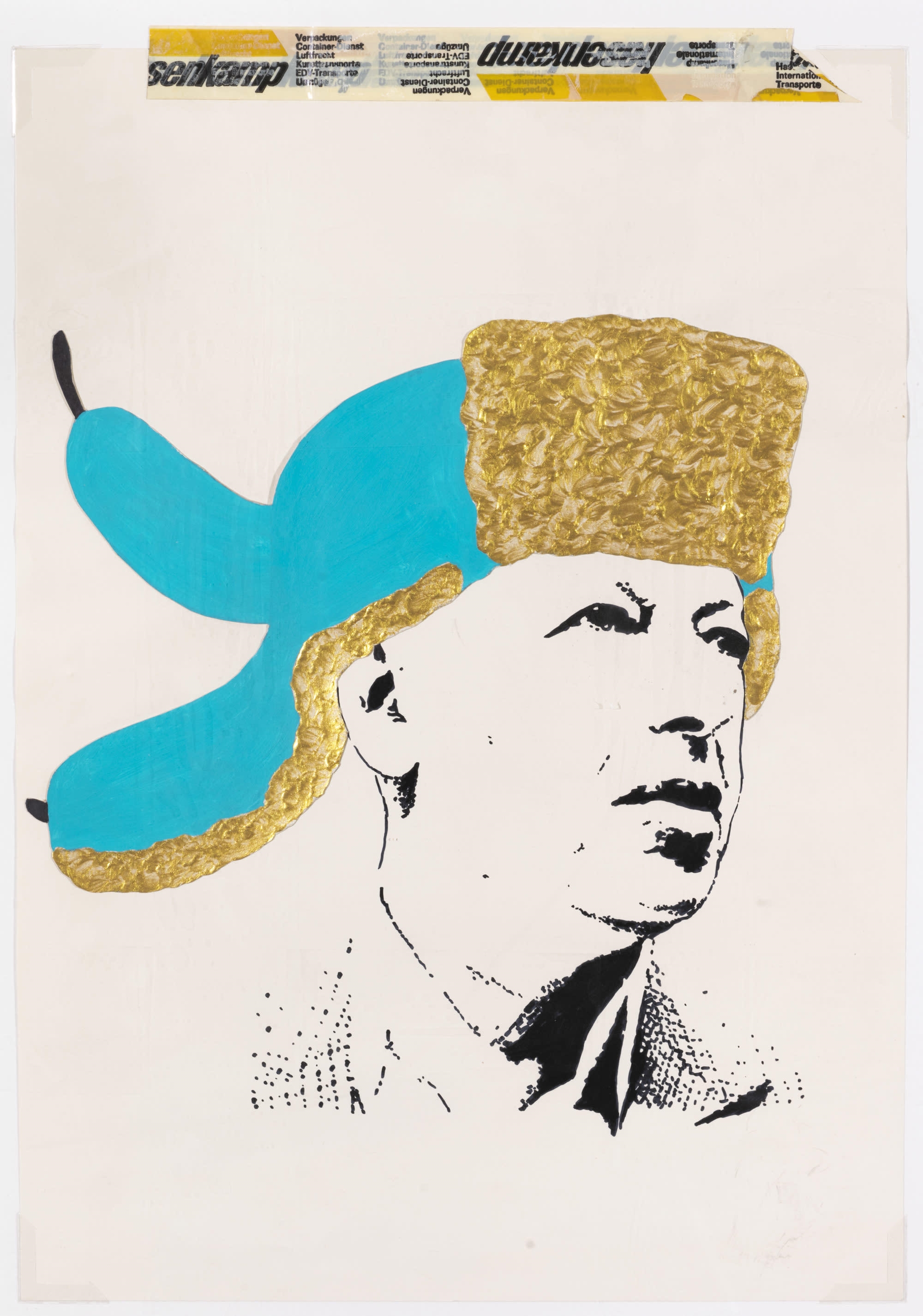 Artwork by A. Dorokhov, Untitled, Made of collage on paper