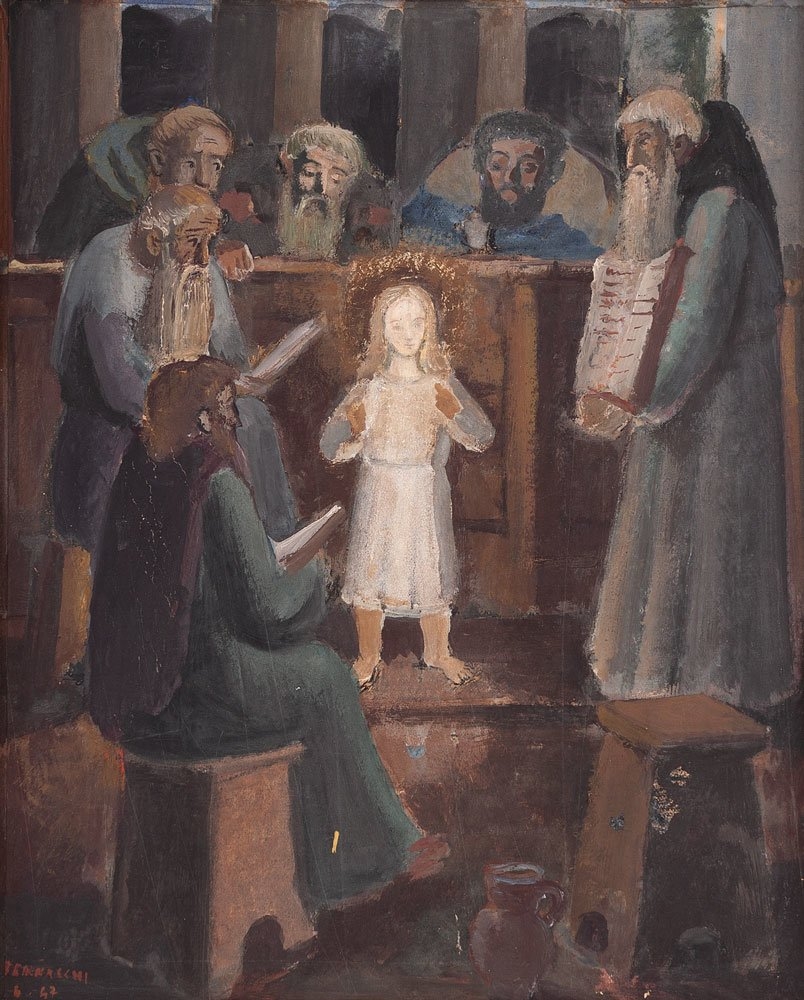 Jesus com os Doutores da Lei by Fulvio Pennacchi, 1947