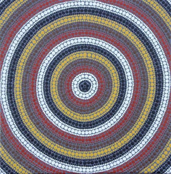 Wild Flowers by Kathleen Martin Nungurrayi, 2018