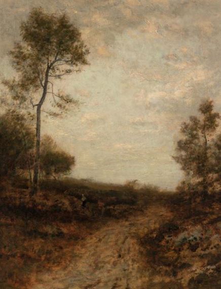 Landscape with Path by Alexander Helwig Wyant, circa 1887