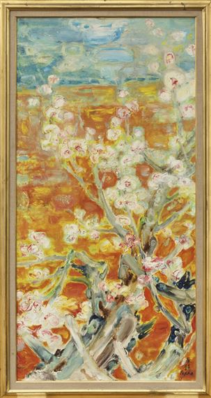 Le Vieux Pêcher (The Old Peach Tree) by Lê Ph?, 1956