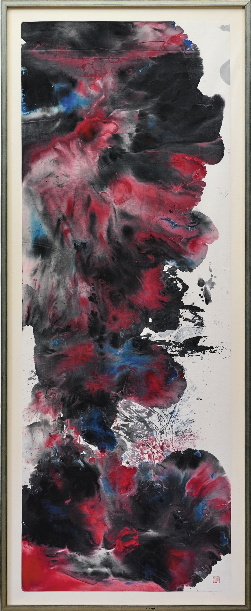 Artwork by Chloe Ho, Fleur, Made of ink and acrylic on paper 