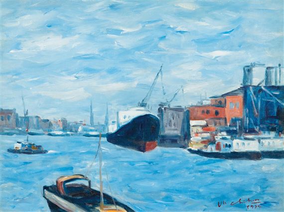 The Harbor by Oh Chi-Ho, 1974