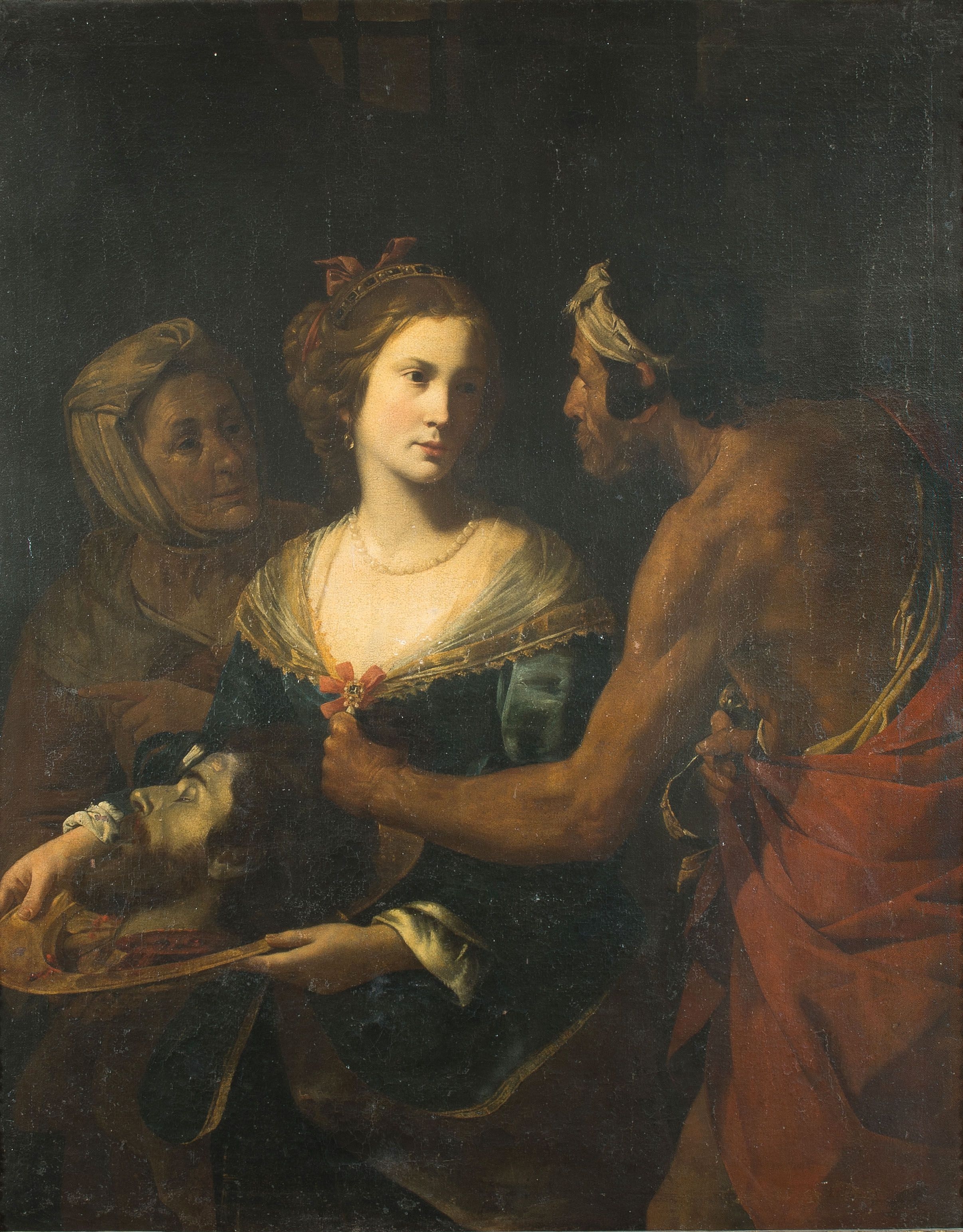 Salome empfängt das Haupt des Johannes by Hendrick van Somer, Um 1625-1630