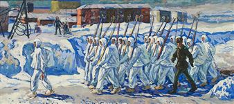 On the northern border - Starovoitov   Gennadi  Semenovich