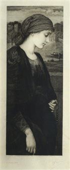 Flamma Vestalis - Eugène  Gaujean