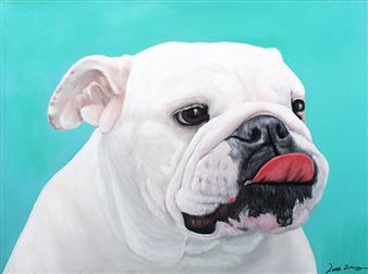 Bulldog In Blue - Lotte Zang
