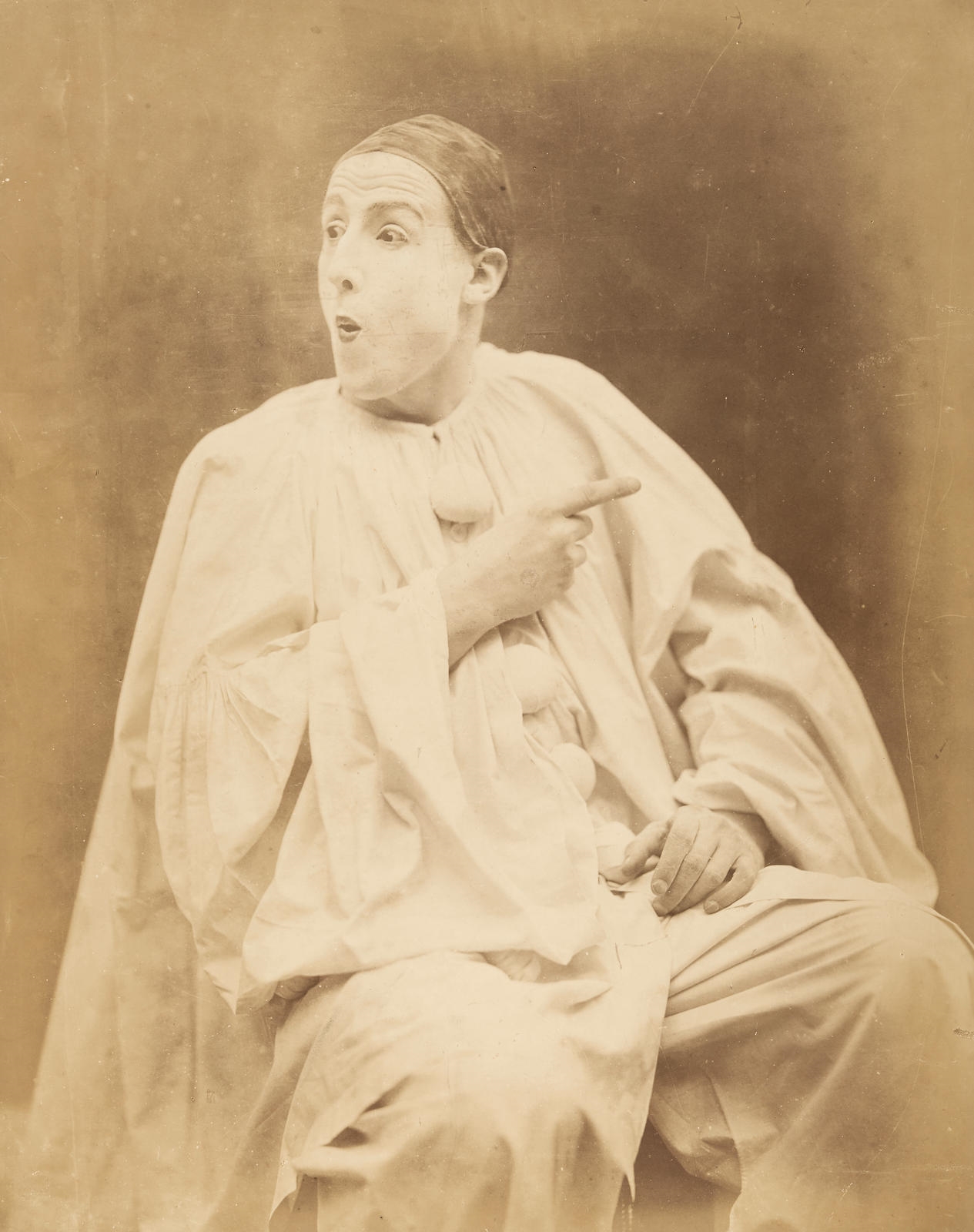 Gaspard-Félix Tournachon | Charles Deburau, Mime, in Pierrot Costume ...