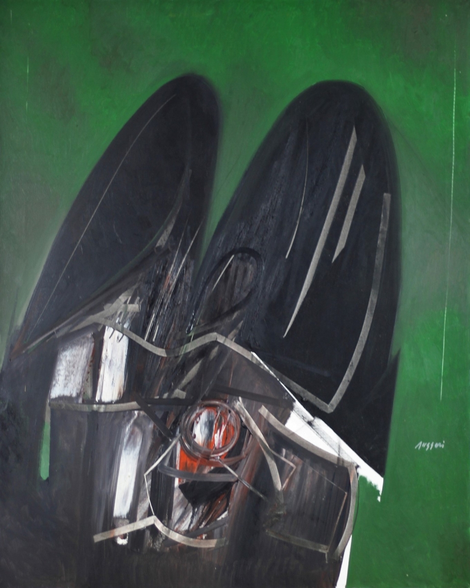 Artwork by Piero Ruggeri, Napoleone Verde, Made of Oil on canvas