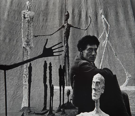Alberto Giacometti, Paris, France by Gordon Parks, 1951, printed later