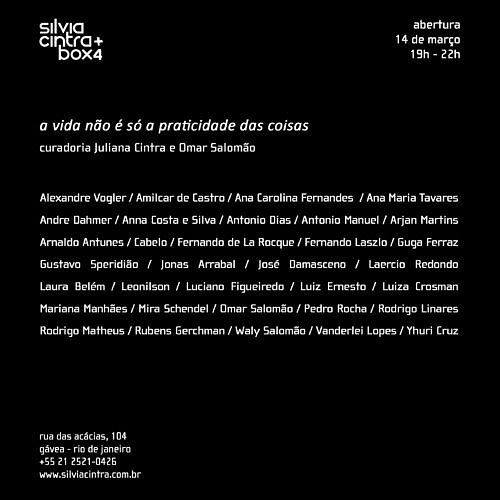 Life Is Not Just The Practicality Of Things - Silvia Cintra + Box4