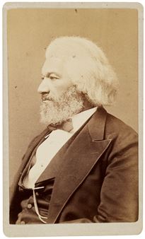 Previously unknown carte-de-visite portrait of Douglass - Samuel Montague Fassett