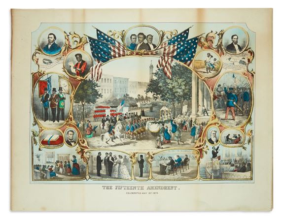 The Fifteenth Amendment, Celebrated May 19th 1870 by James Carter Beard, 1870