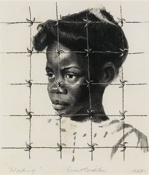 Waiting by Ernest Crichlow, 1968