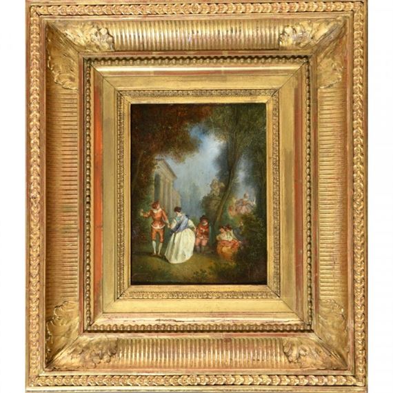 Toile Décorative 'La Foire De Bezons' Par Pater - Reproduction Sur Toile, Prêt à Accrocher