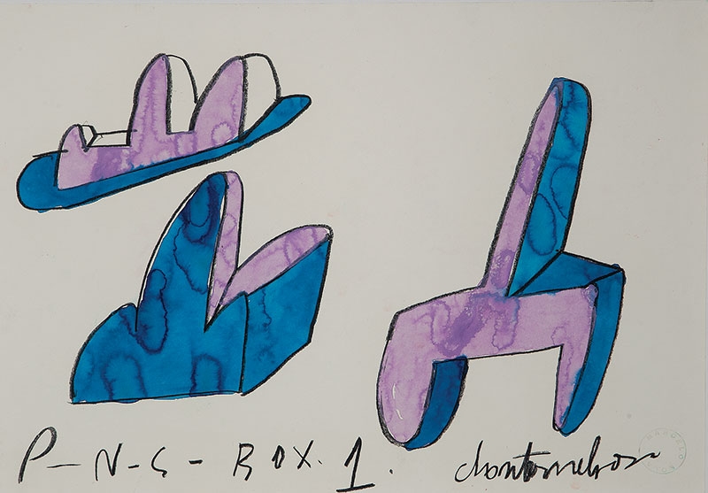 Artwork by Marcelo Solá, Sem titulo, Made of Gouache and crayons on paper