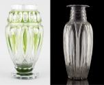 2 Works: Lot se composant de deux importants vases en cristal