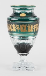 Artwork by Val Saint Lambert, Vase, Made of Clear cut crystal