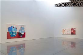 Julia Wachtel Appropriates Nostalgic Cartoons for "HELPP" Exhibition