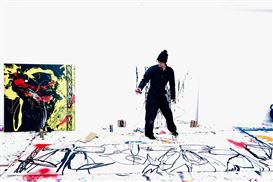 Futura Reveals Work-in-Progress Paintings for Upcoming "Abstract Compass" Exhibit