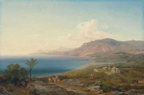 The Bay of Genoa by Carl Rottmann, 1826